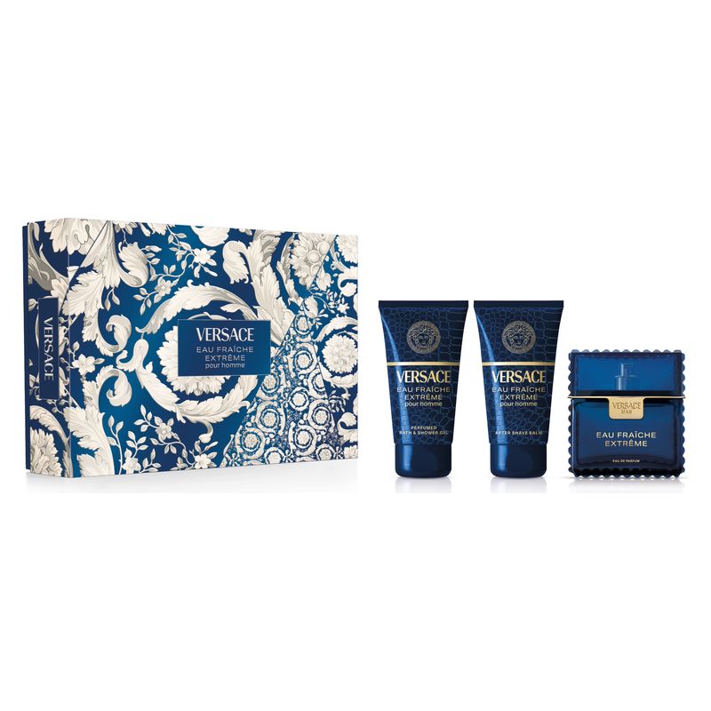 Versace Man Eau Fraiche Extreme Cofanetto EDP + Gel Doccia + Balsamo Dopobarba