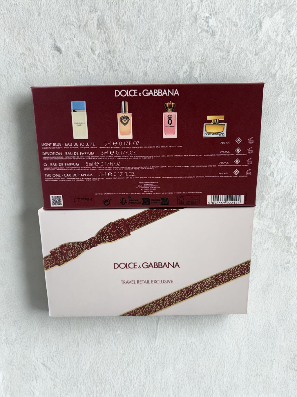 DOLCE & GABBANA miniature set 4pz for her