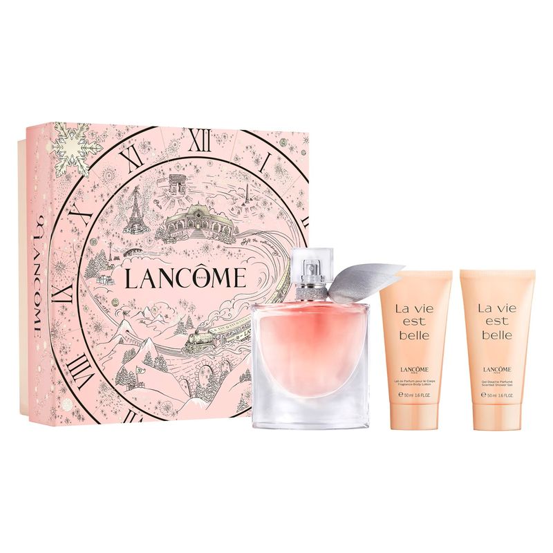 Lancome Cofanetto La Vie Est Belle Eau de Parfum 50ml con Body Lotion 50ml e Gel Doccia 50ml